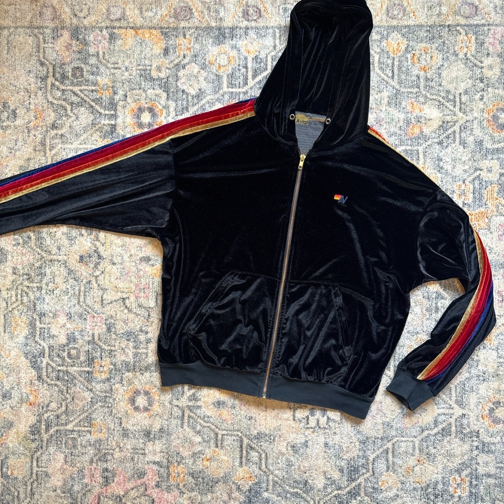 Aviator nation, velour sweatshirt, like new condition